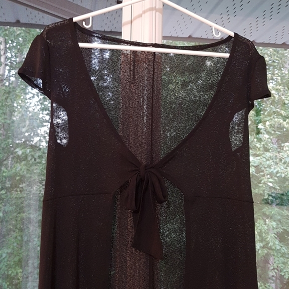 🤩4/$25 Sheer Black Beach Bathing Suit Coverup - Picture 2 of 5